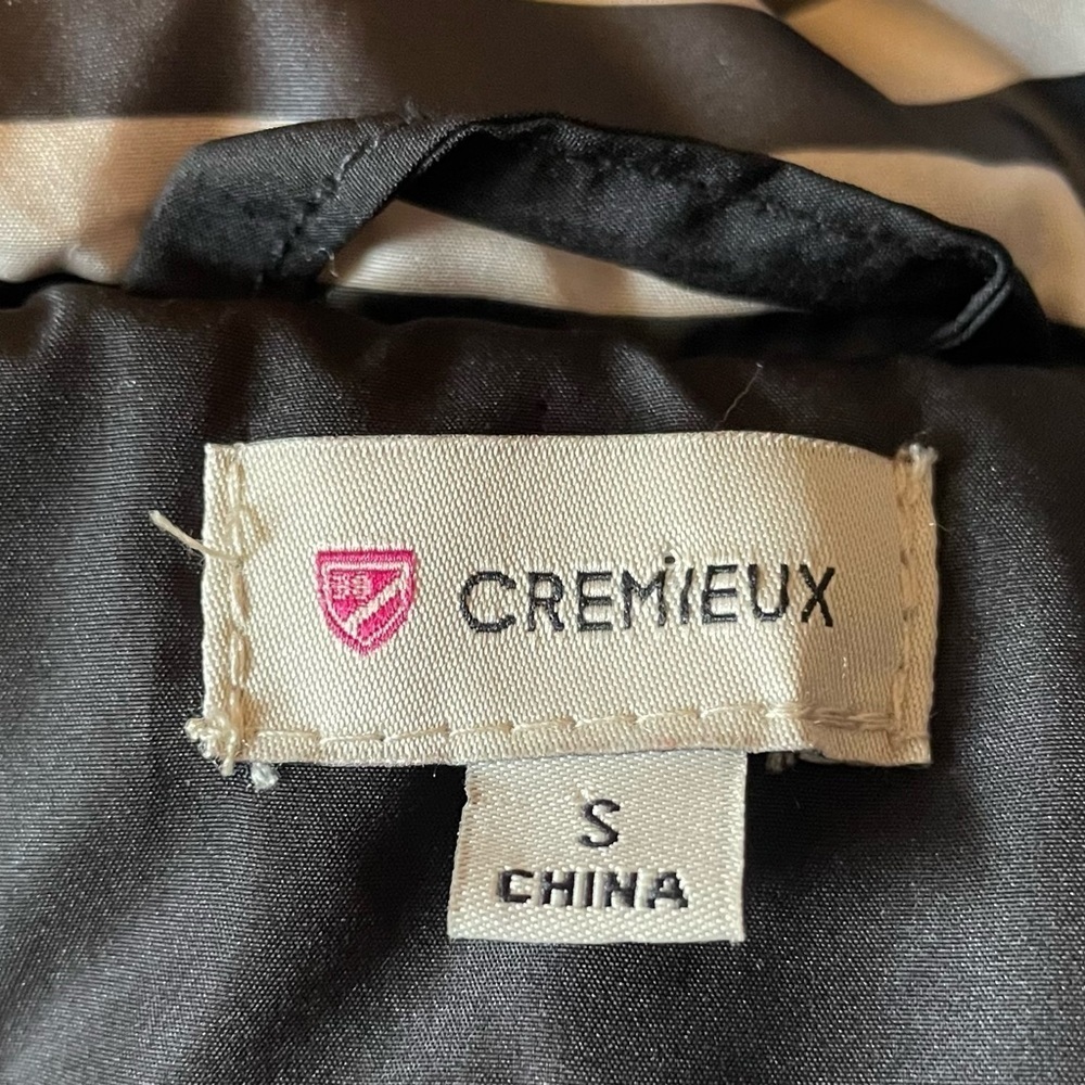 Cremieux black and tan striped vest - Picture 3 of 6